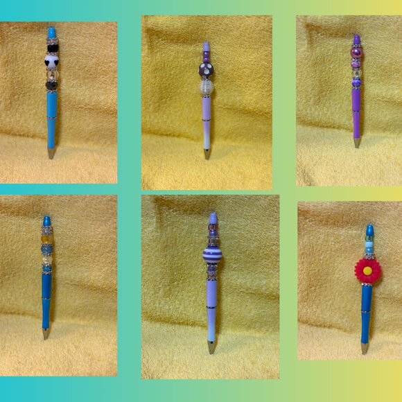 8 Stylish Beaded Pens - Picture 1 of 1